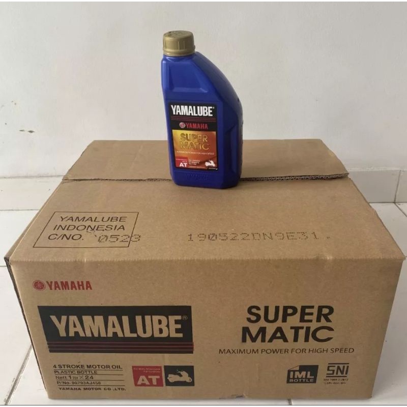 Oli Yamalube Super Matic 1L Yamalube Super Matic 1Liter 1 Dus Isi 24Pcs