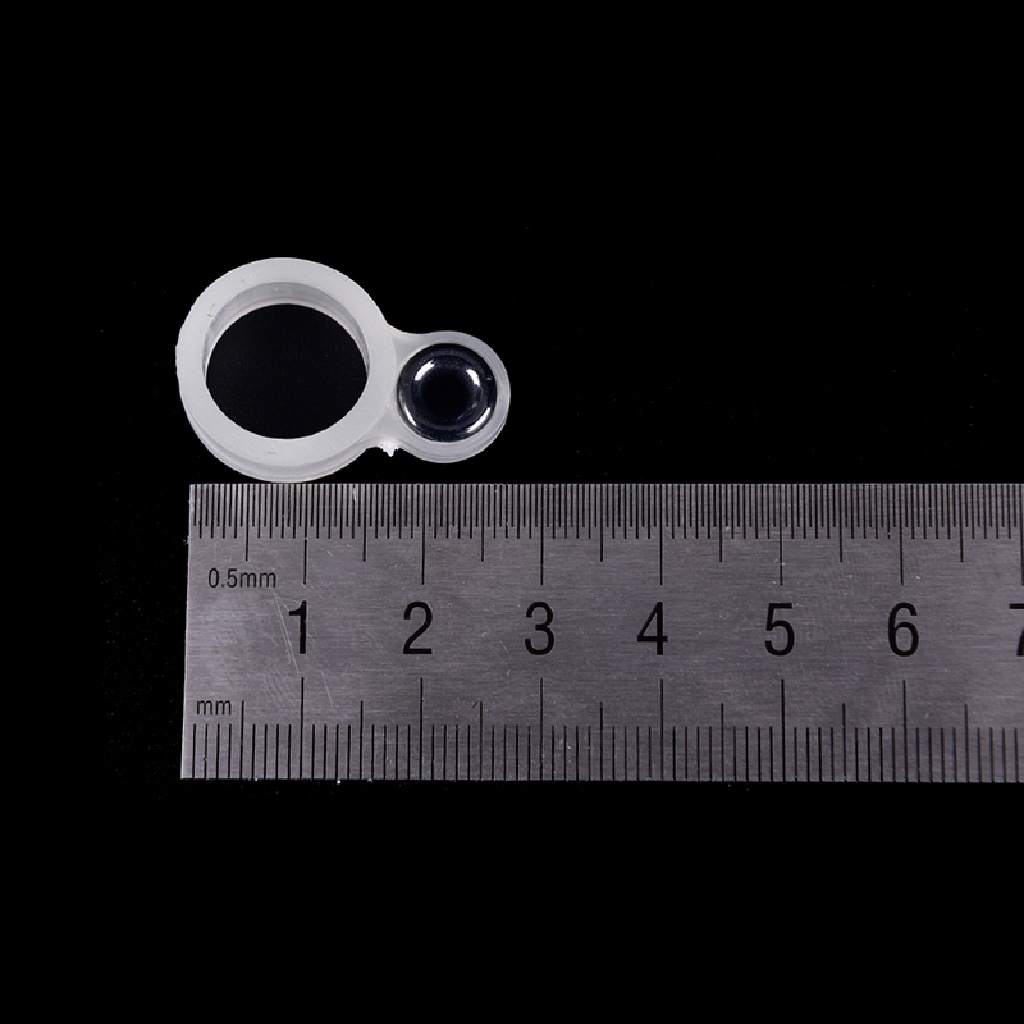 Adawnshbhyu 14x Joran Kawat Cincin Pandu Pancing Cincin Silikon Beda Ukuran 1-14 ID