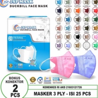MASKER DUCKBILL JSP ISI 25/ MASKER MEDIS JSP