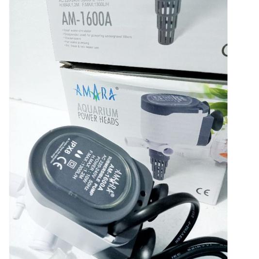 Terbaik 국 POMPA AIR AQUARIUM POWER HEAD BARU AMARA AM-1200/1600/1800A