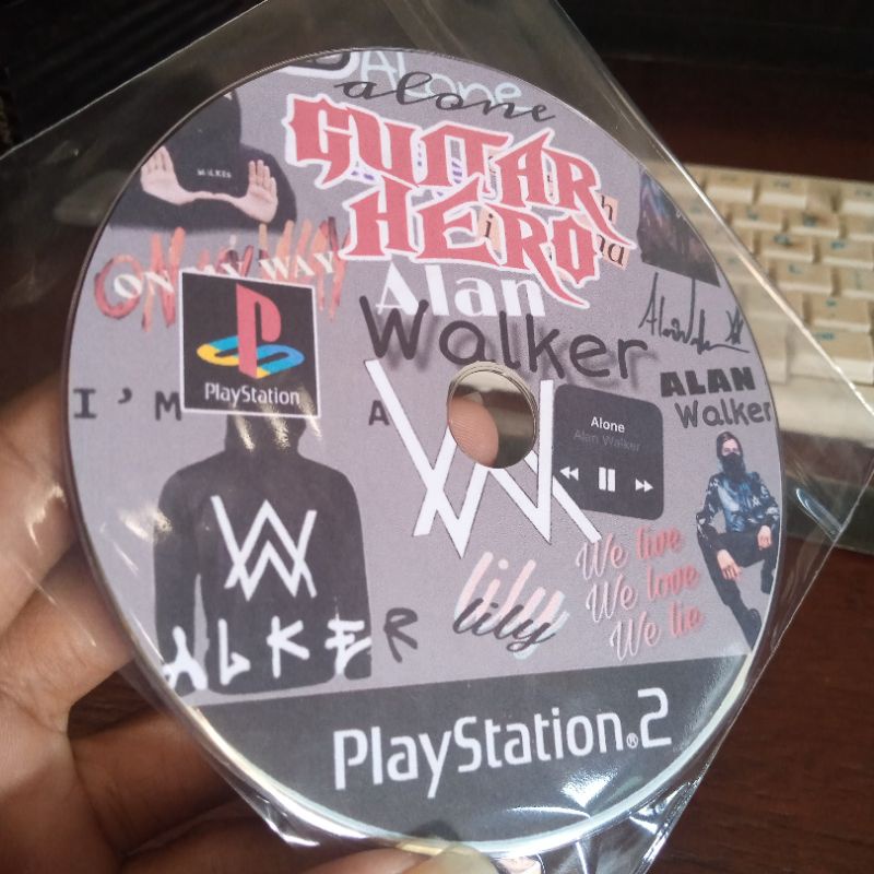 Kaset PS 2 Guitar Hero ALan Walker - Gitar Hero PS2