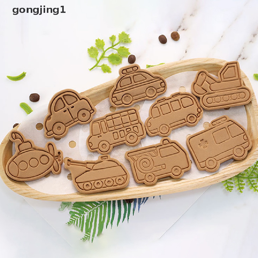 Ggg 8Pcs Cetakan Biskuit Bentuk Truk Fondant Pastry Cutter Alat Baking Cookies Cetakan ID