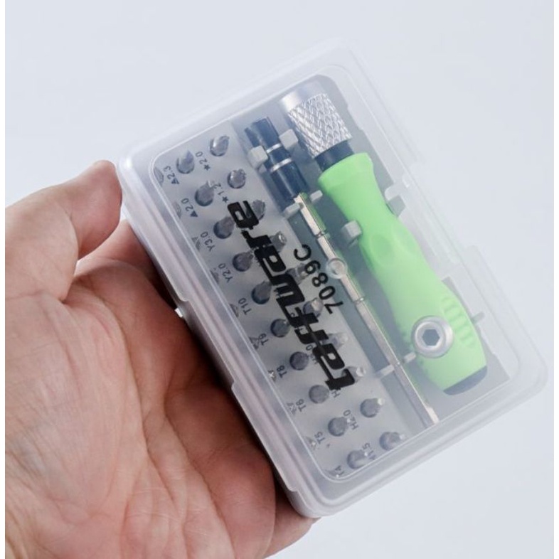 Taffware Obeng 30 in 1 Magnetic Screwdrivers Tools for Smartphone - 7089C