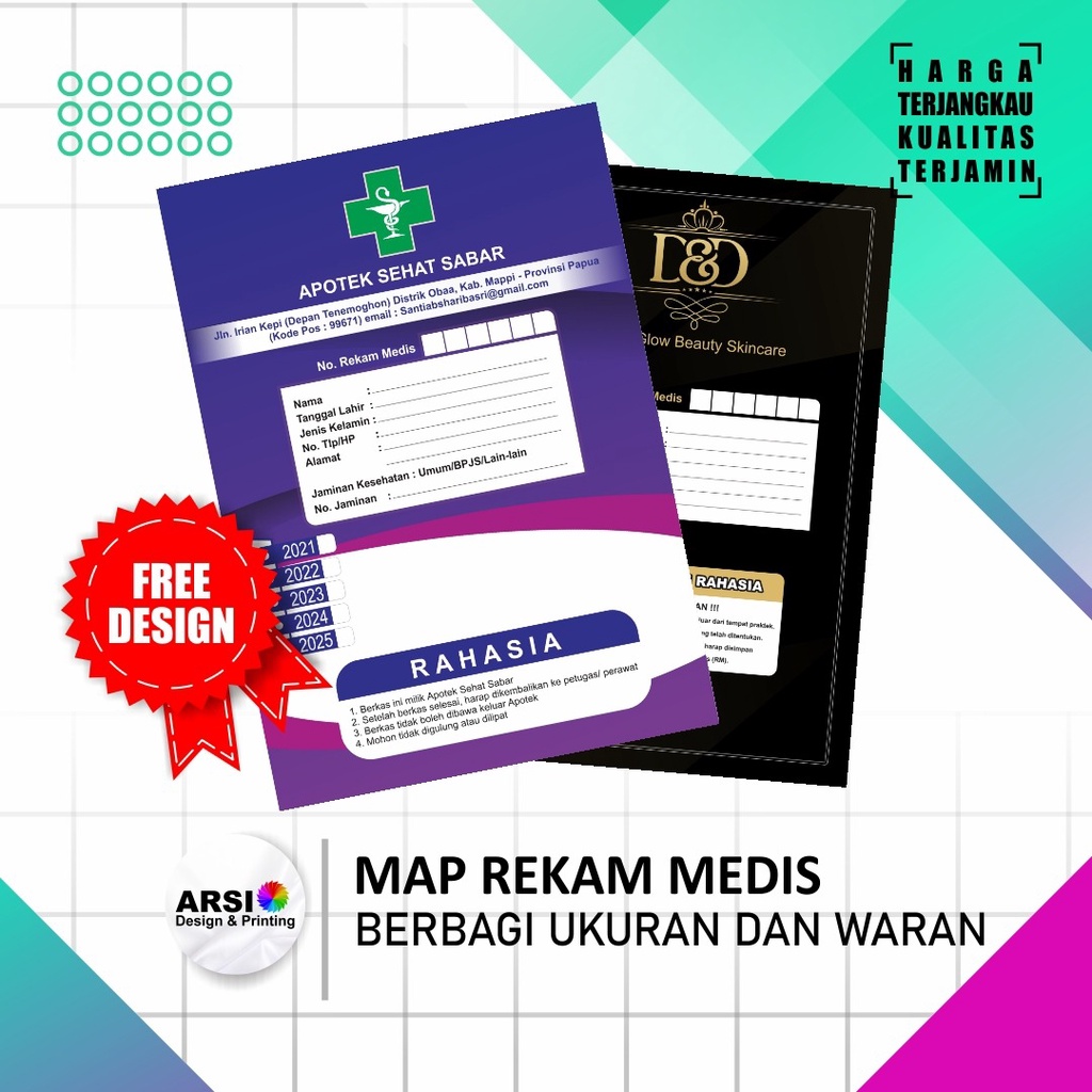 

CUSTOM MAP REKAM MEDIS PASIEN MAP RUMAH SAKIT MAP KLINIK MAP DENTAL CARE MAP DOKUMEN RAHASIA ART PAPER 310