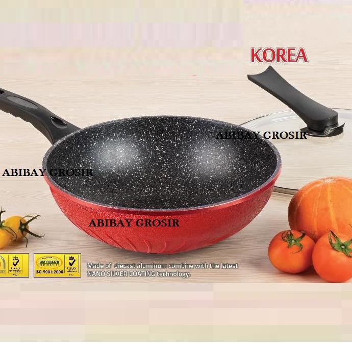 OJ WOK PAN MOEGEN / Panci MUGEN GERMANY / Penggorengan Technologi NON STICK DIE CAST JK Best Produk