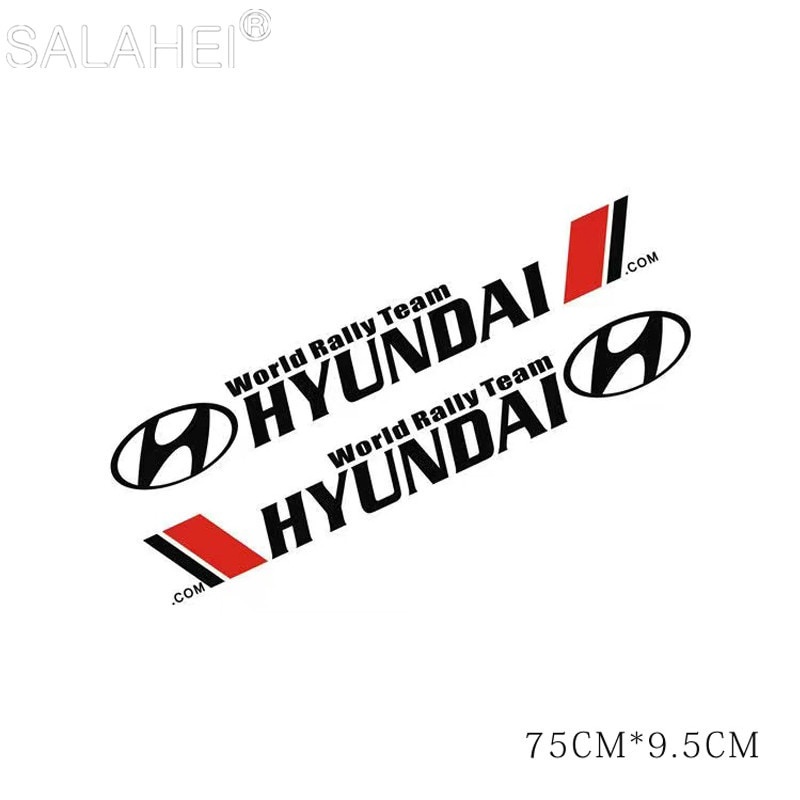 Stiker Mobil Auto Side Door Body Dekorasi Auto Untuk Hyundai i10 Kona Getz Aksen Elantra Tucson I30 Santafe Creta ix35 I20 I40 H1 Matrix Aksesoris