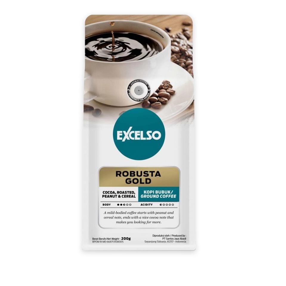 

Nzq55 Excelso Kopi Robusta Gold Bubuk 200gr .,..,.,.,.