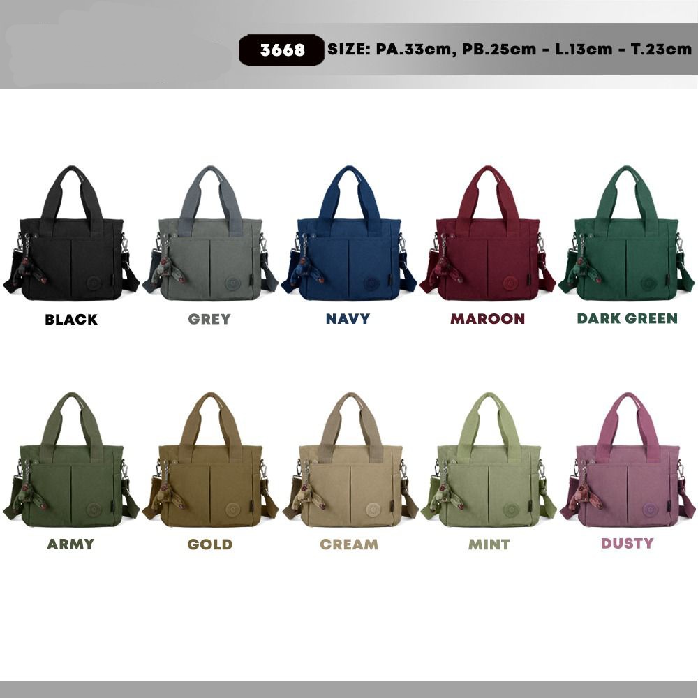 Tas Wanita Tas KP 3668 Tas bahu Tas Selempang Wanita handbag nylon Import BEST SELLER!!!! BISA BAYAR DITEMPAT.!!!