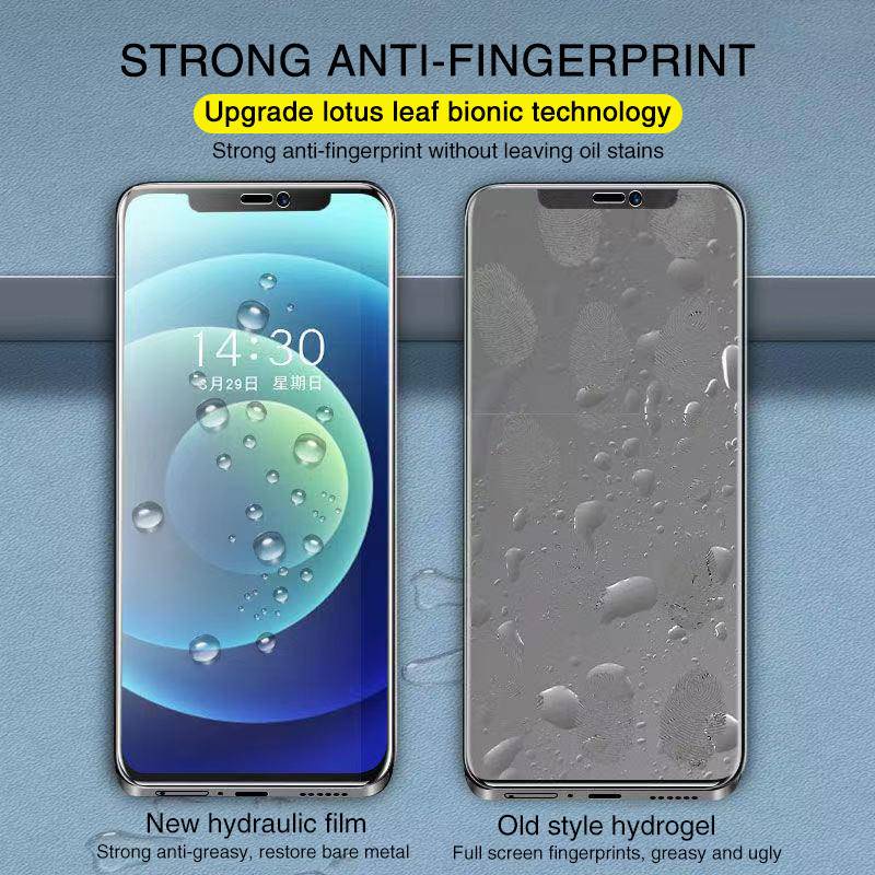 4pcs HD Hydrogel Film Untuk iPhone 11 12 13 14 Pro Max Mini Plus Pelindung Layar Untuk iPhone 6 6s 78 Plus SE 2020 2022 X Xs XR Max Back Film