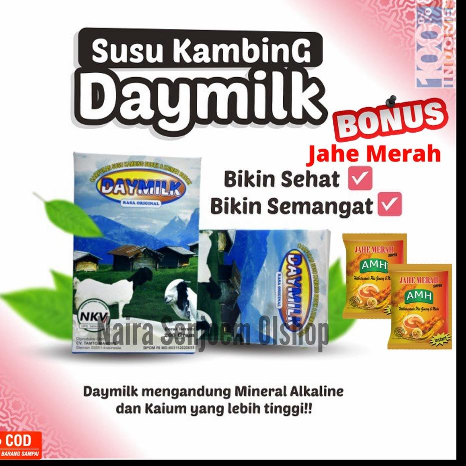 

Susu Kambing Bubuk Etawa Daymilk/Day Milk Murni Asli Sehat Enak Produk Lokal Bukan Import 200 Gram Halal BPOM