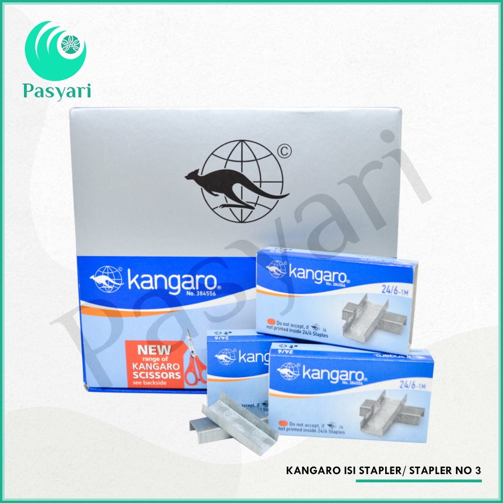 Kangaro isi stapler/ stapler no 24/6