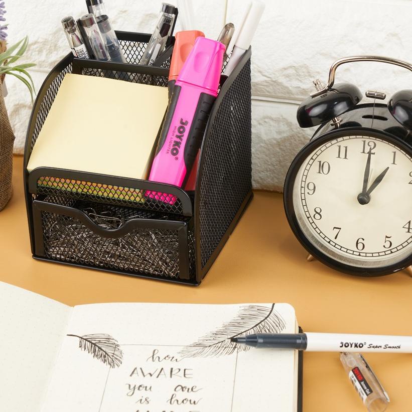 

Kekinian 경 Desk Set / Pen Holder / Tempat Alat Tulis Jaring Jala Joyko DS-18