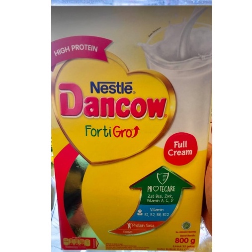 

SUSU DANCOW FORTI GRO FULLCREAM 800gram