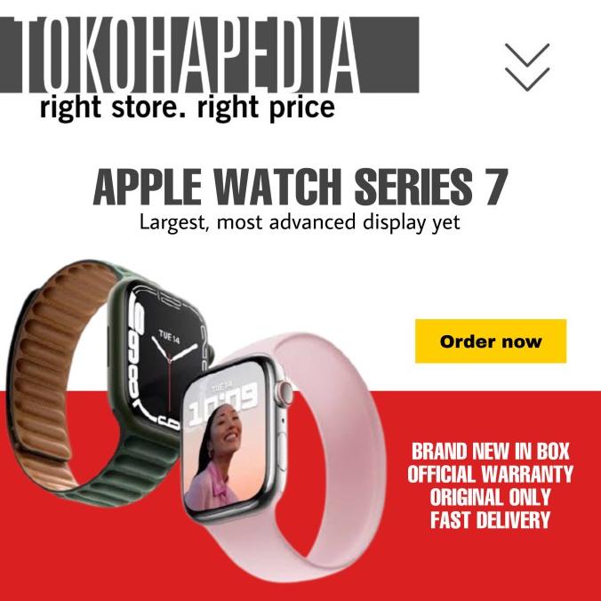 Apple Watch Series 7 2021 45Mm 41Mm Nike Black/Green/Blue/Starlight