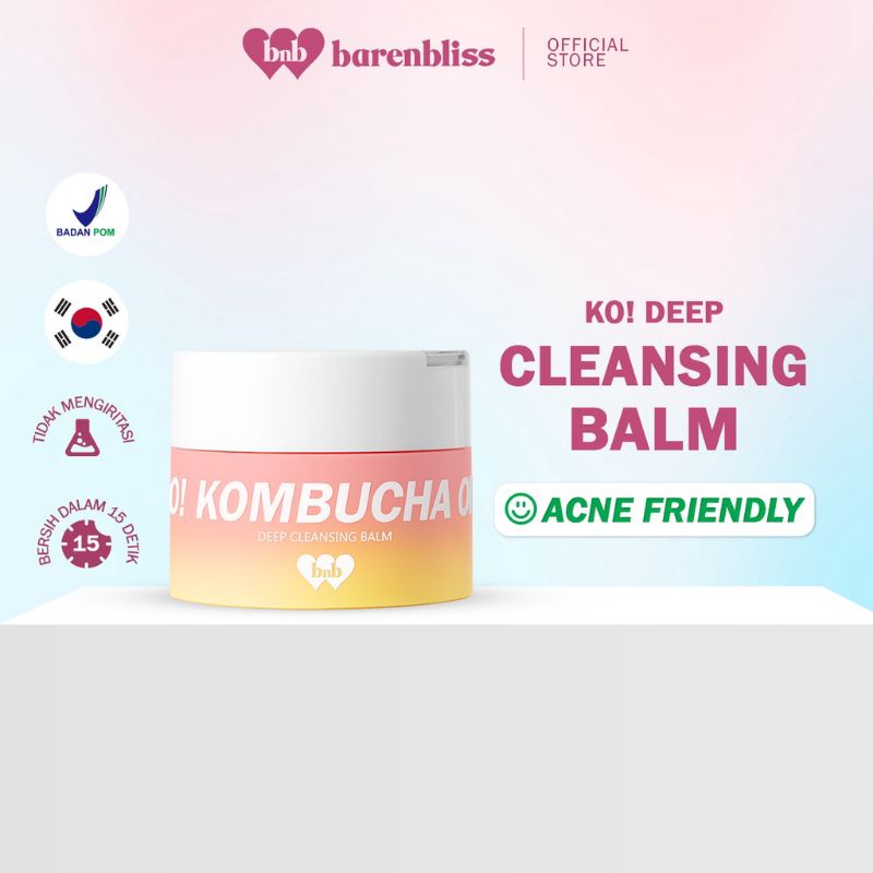 BNB Barenbliss KO! Kombucha Omega Deep Cleansing Balm - Oil Cleanser Pembersih Make Up