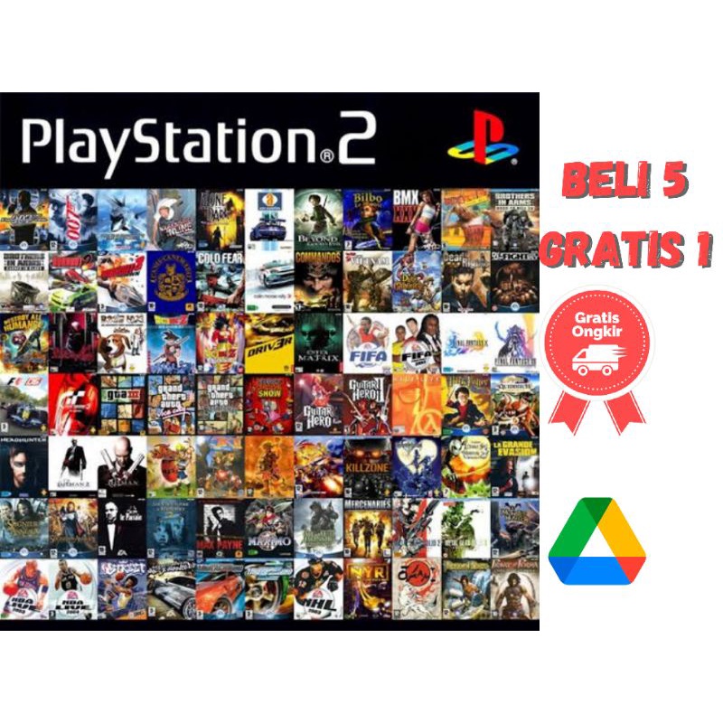 Game PS2 Format ISO Murah Banget Min Order 2 untuk PS2 HDD/FLASHDISK/PC/LAPTOP/AETHERSX2/PCSX2