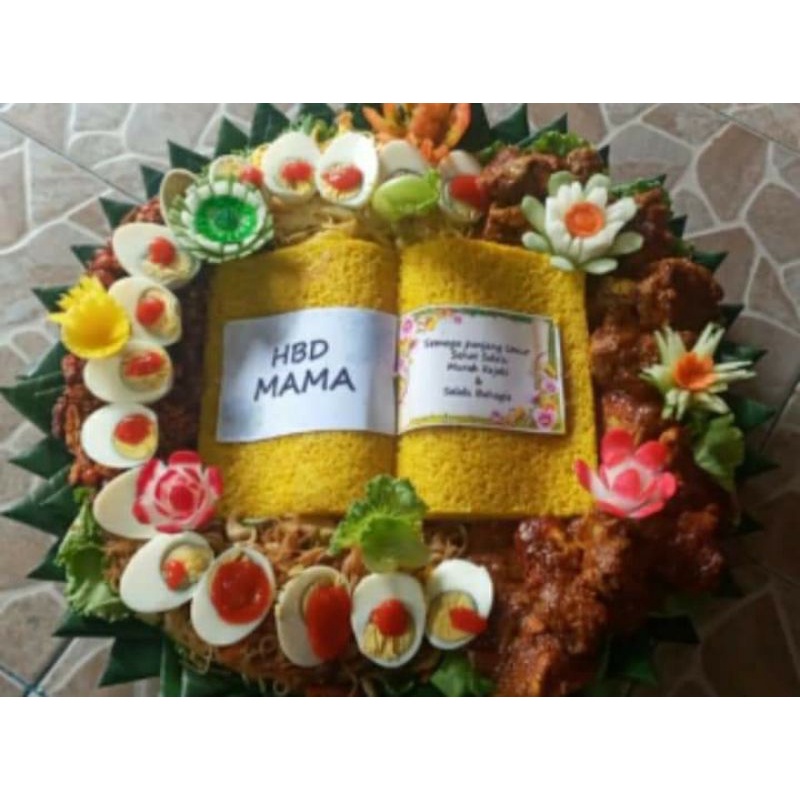 cetakan  puding ,cake, dan nasi kuning karakter buku