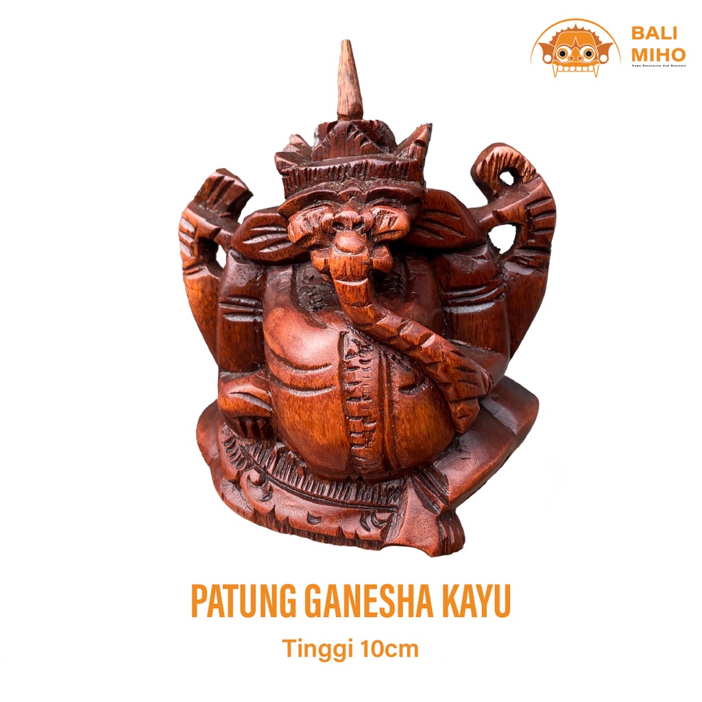 Patung Ganesha - Patung Ganesha Bali - Patung Ganesha Kayu - Patung Dewa Ganesha - Patung Kayu - Gan