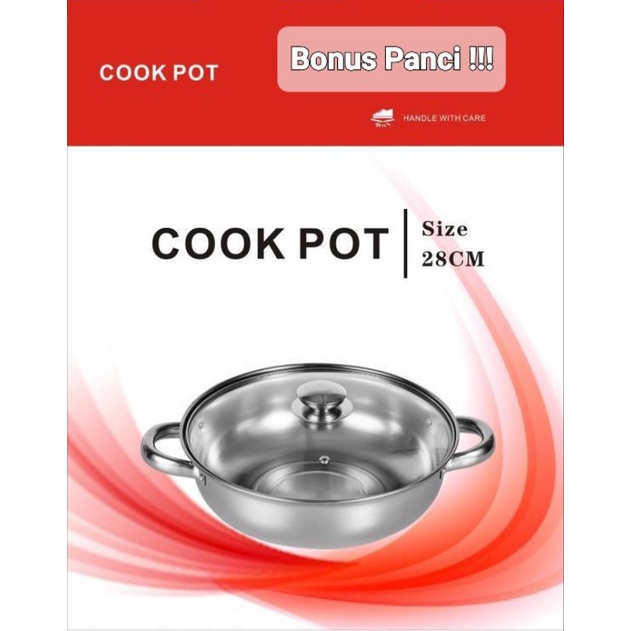 Kompor Listrik/Induction cooker/Kompor induksi Slim bonus Panci