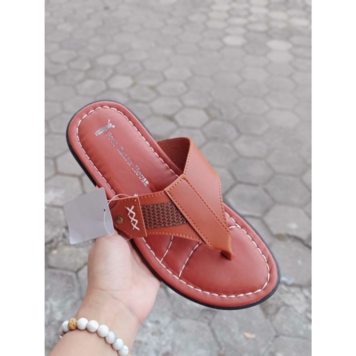 BRANDED sandal japit cowok polo ralph house Berkualitas