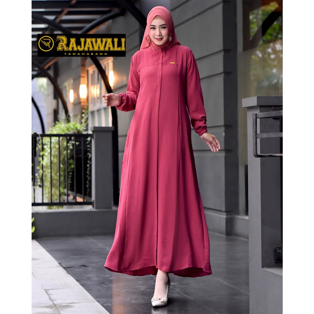 Nafisah Gamis Crinkle Airflow Premium / Gamis model terbaru / Gamis viral 2023 / Gamis Lebaran 2023 