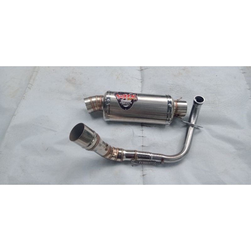 Knalpot racing WRX oval leher atas pnp beat fi. beat karbu. Scoopy. beat new. PCX. spacy. dll