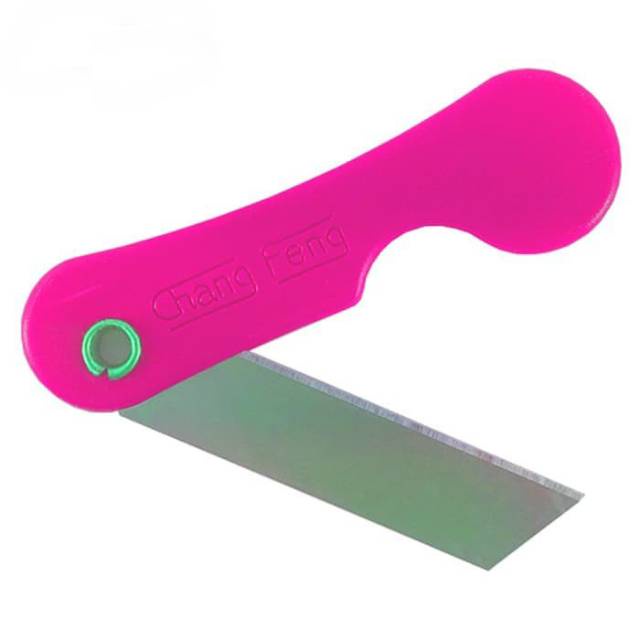 GOS-G313- Pisau Cutter Lipat Mini / Foldable Knife / Alat Bantu Potong Kertas Plastik Perlengkapan ATK Sekolah Kater Kecil Untuk Unboxing Paket