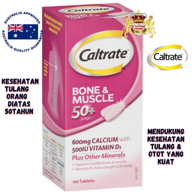 Caltrate Bone & Muscle 50+ 100 Tablets