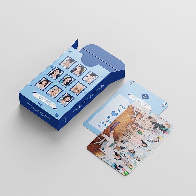 Kpop 55pcs TWICE Photo Card Album Ucapan Musim2023Kartu Ucapan Lomo Card Postcard In Stock New Arrival LY