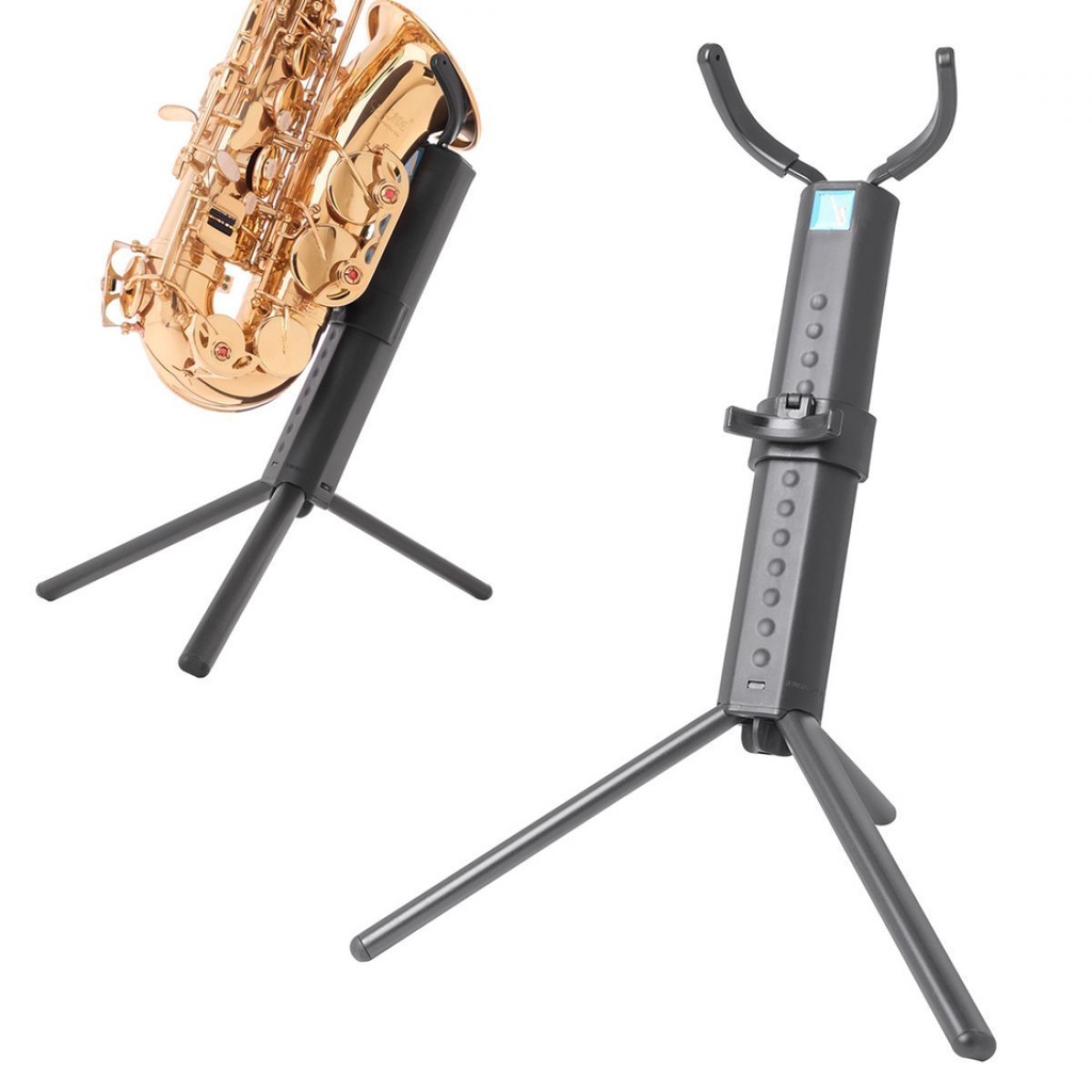 Tripod Stand Holder Lipat Portable Untuk Saxophone Alto Tenor