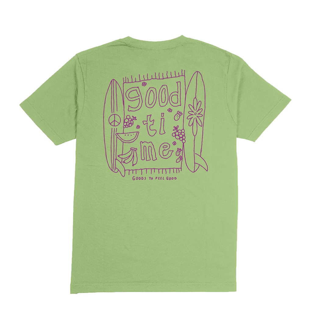 Fairgoods Kaos - Summer Peace - Hijau Mint