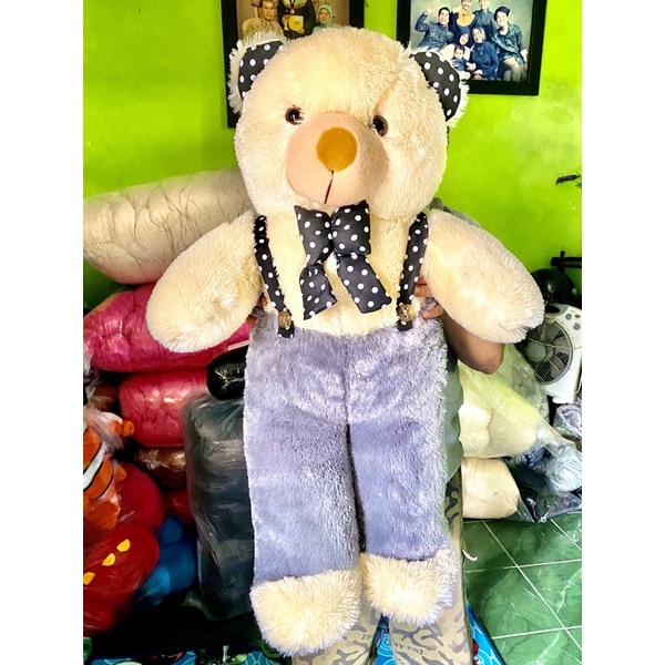 Boneka Beruang Tedy Bear Rainbow Ukuran Jumbo Extra Large Kain Bulu Rasfur Label SNI