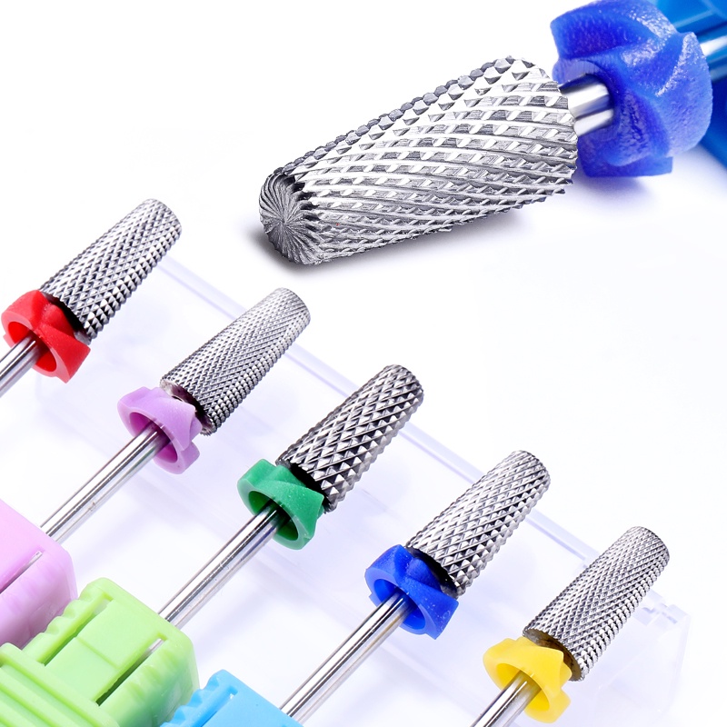 Born PRETTY Nail Drill Kepala Gerinda Kuku Bahan Baja Tungsten Untuk Mesin Manicure Pedicure Elektrik Cabut Gel Kuku