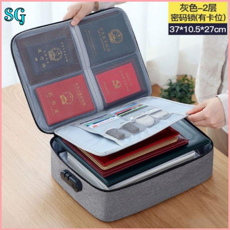 BOX PENYIMPANAN DOKUMEN KERTAS DOKUMEN TAS PENYIMPANAN DOKUMEN PENTING TERLARISS...,,,,,