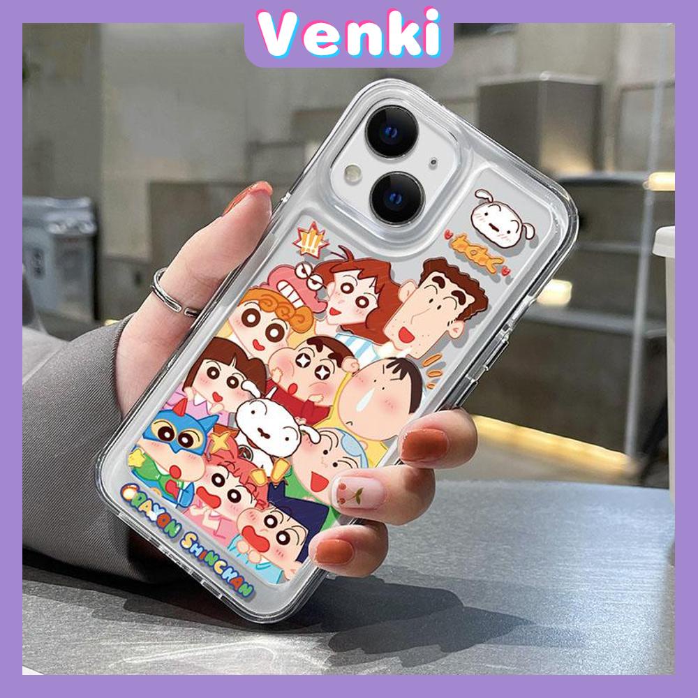 iPhone Case High Quality HD Transparent Acrylic Hard Case Cartoon Cute Metal Button Camera Protection Shockproof Compatible For iPhone 14 13 12 11 Pro Pro Max 7 8 Plus XR