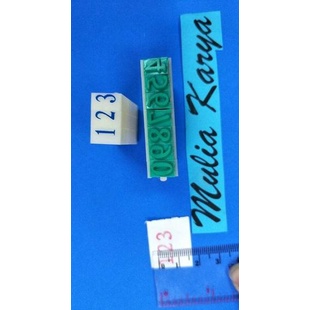

Terlaris Stempel Angka 0 sd 9 uk 7 mm Printing kit Termurah