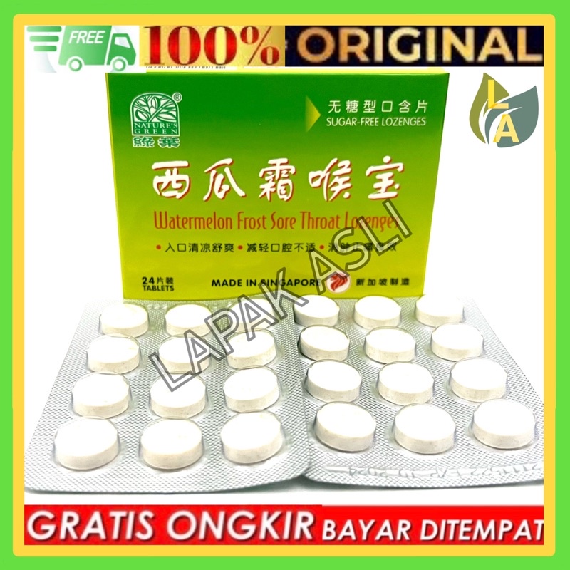 Watermelon Frost Sore Throat Lozenges Singapore