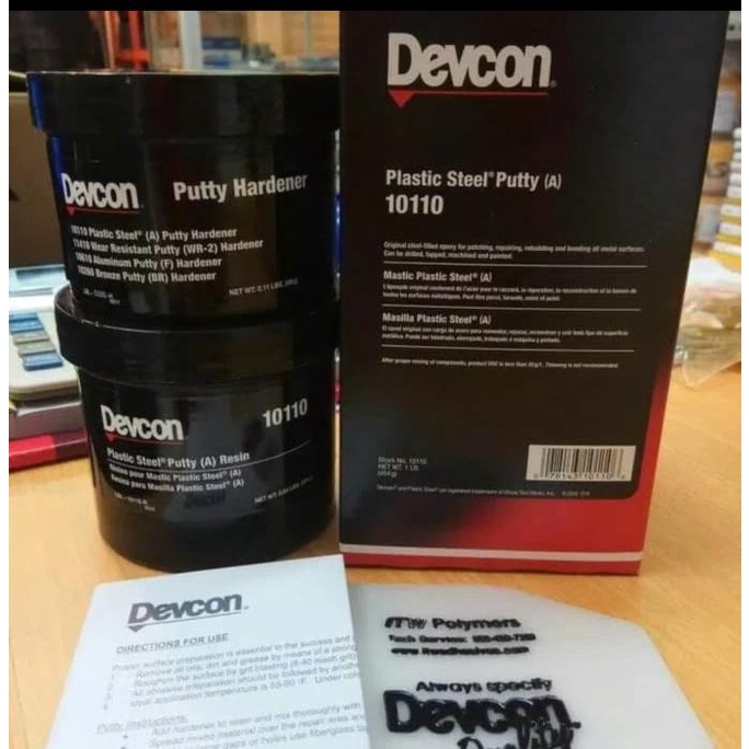 

DEVCON A Epoxy Plastik Steel Type 10110 (454 Gr)