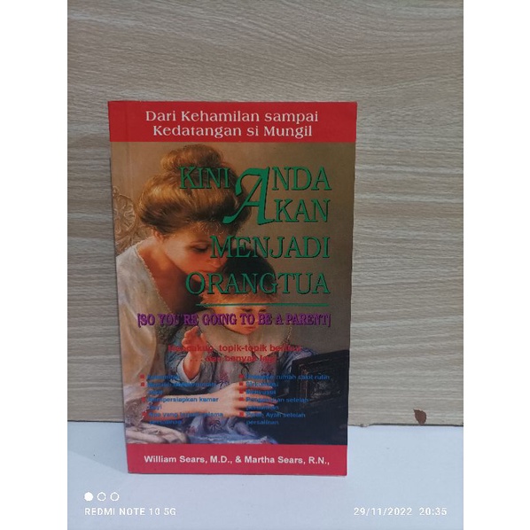 Buku Kini Anda Ankan Menjadi Orang Tua By Williams Sears.Martha Sears