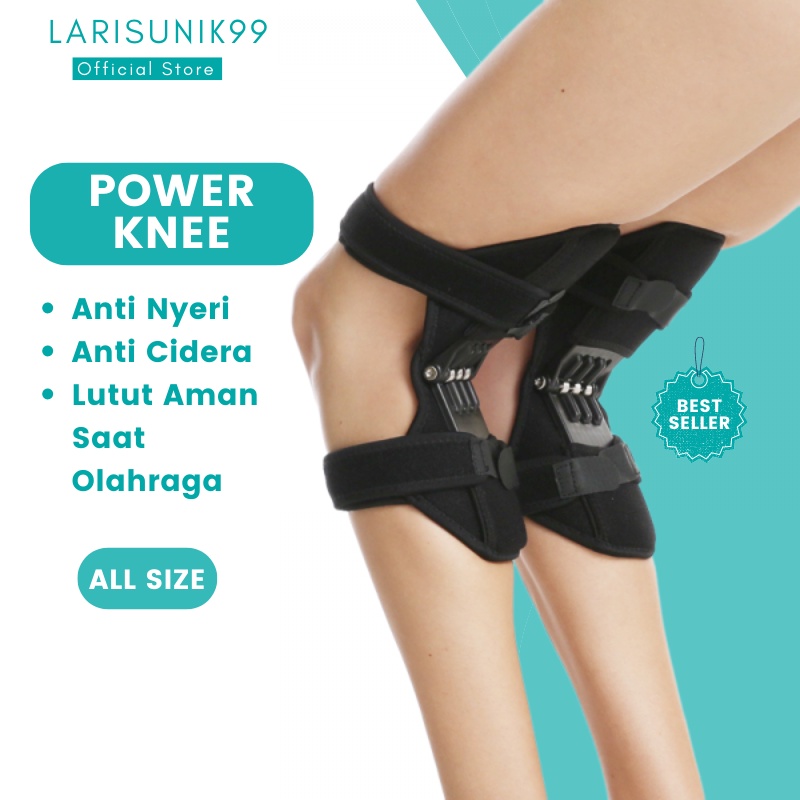Pelindung Lutut Power Knee Perlengkapan Olahraga Aksesoris Olahraga Perlengkapan Gym