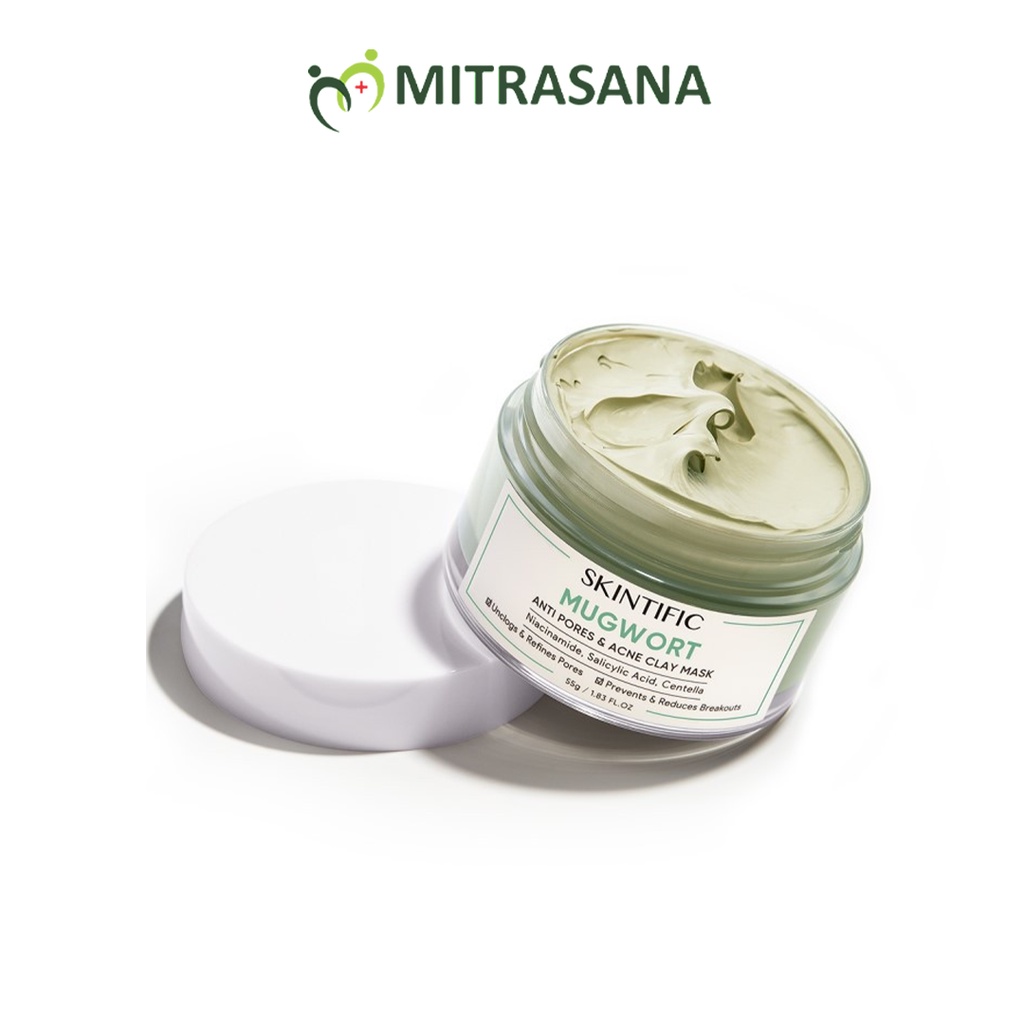 Skintific - Mugwort Mask Anti Pores And Acne Clay Mask