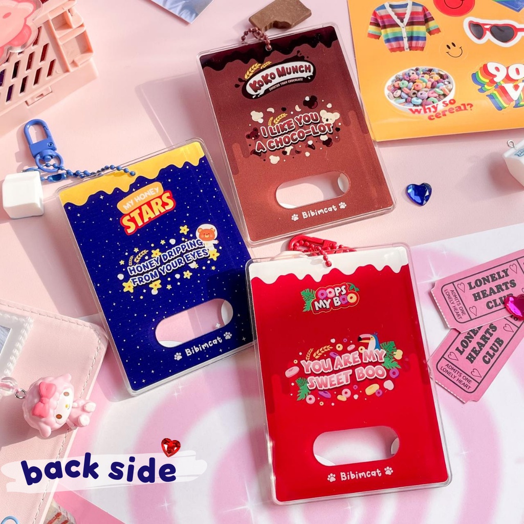 

HenJO Cereal Killer Acrylic Kpop Photocard Card Holder / PC Frame by Bibimcat