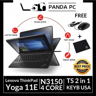 Lenovo Thinkpad Yoga 11E Touchscreen Laptop 2 in 1 Quad Core
