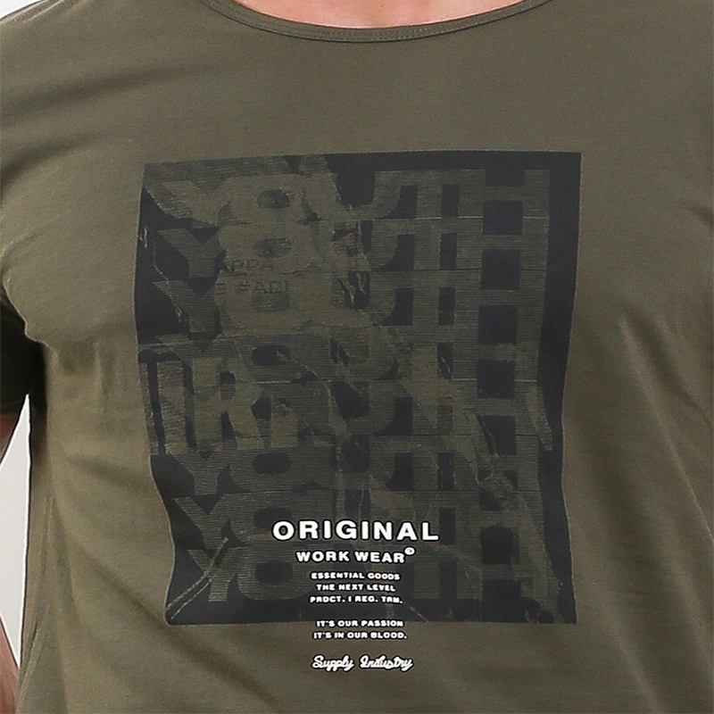 Kaos Unisex Cressida The Next Level Printed H136G - Hijau