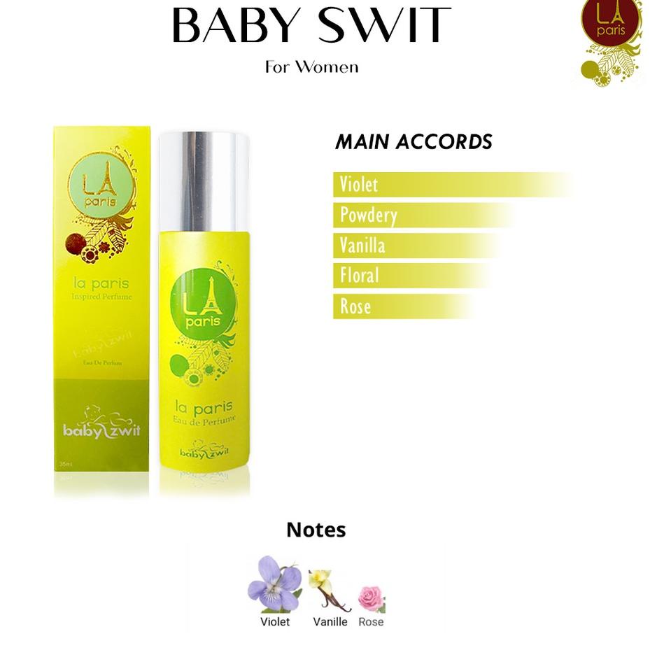 Terbatas 8C9WB La Paris Parfum Baby Swit 72 Ready Stok