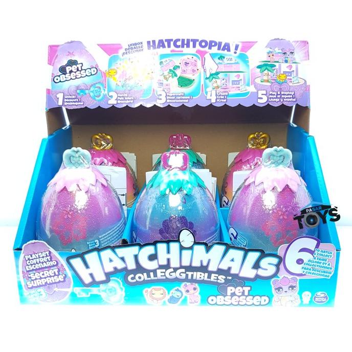 Hatchimals CollEGGtibles Secret Surprise Pet Obsessed Hatchtopia