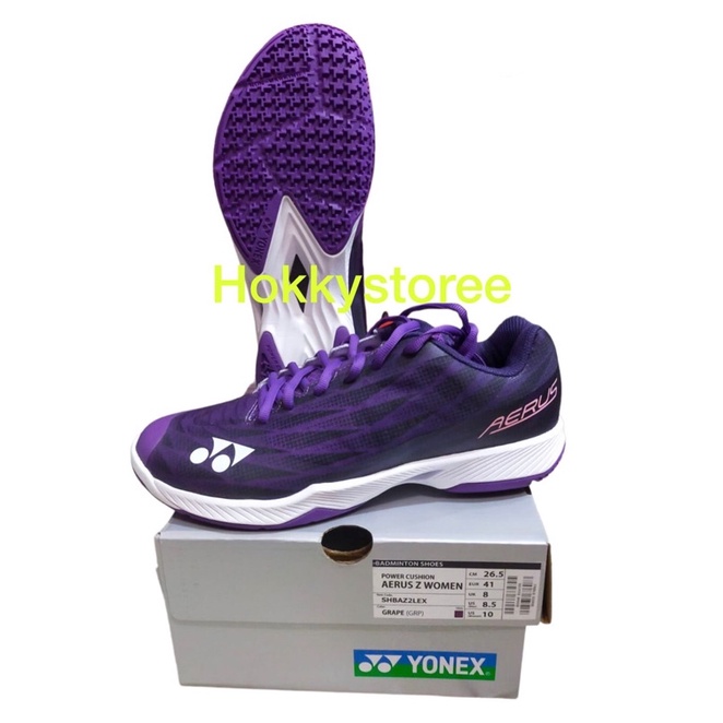 Sepatu Badminton Yonex Aerus Z2 Lex / Aerus Z2 Women Grape Original