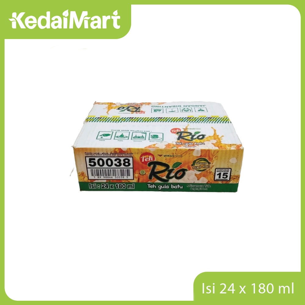 

Rio Teh Gula Batu Dus Isi 24 x 180 ml