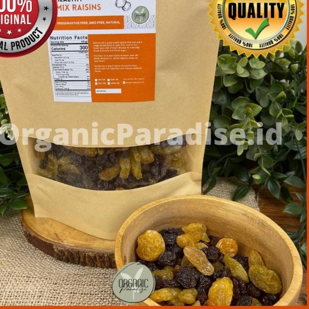 

Terkini Mix Raisin 250 gram / Kismis Campur Jumbo Premium 250 gram...