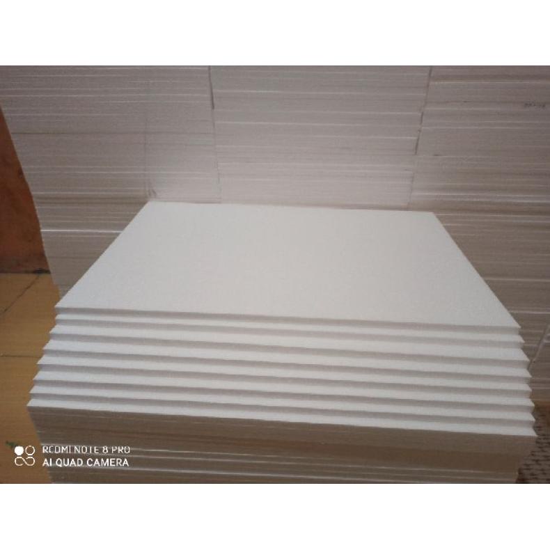 

BISA COD 13 lembar styrofoam/polos/ukuran 50x33x1cm